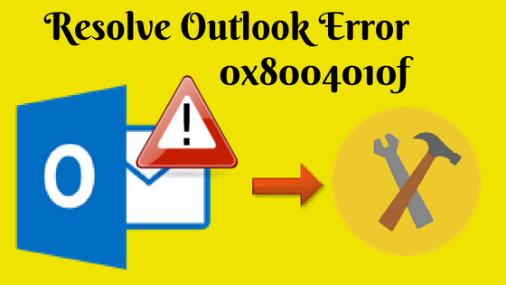 Fix Outlook Error 0x8004010f Outlook Data File Cannot Be