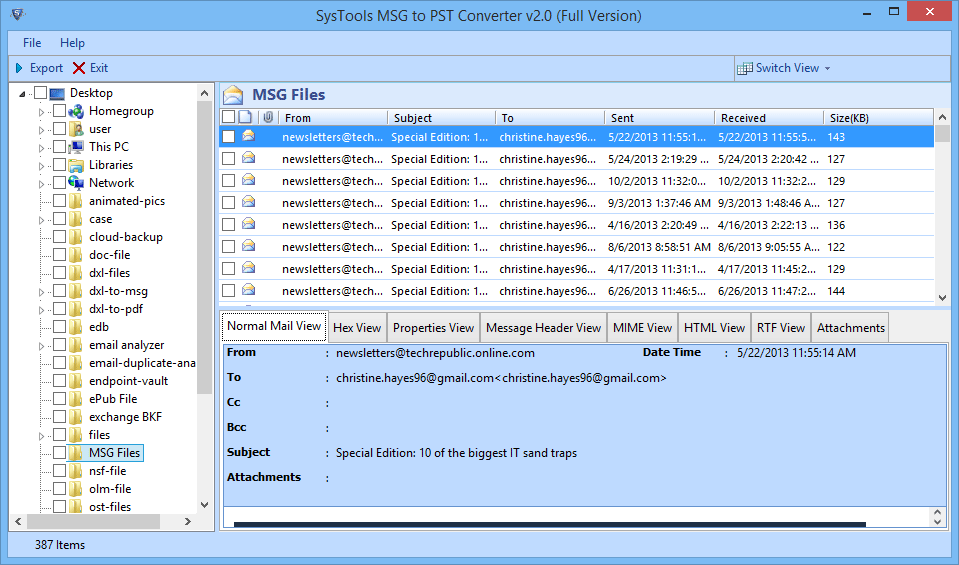 Open MSG Files With Attachments Without Outlook – Convert MSG Files