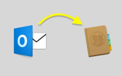 icloud contacts into outlook for mac