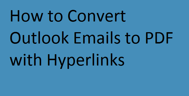 convert multiple emails to pdf