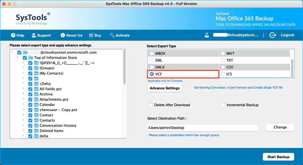 select file format