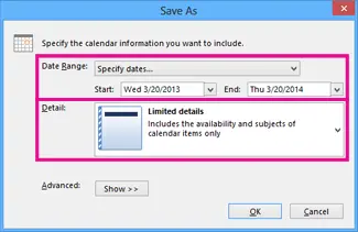 import outlook calendar to office 365