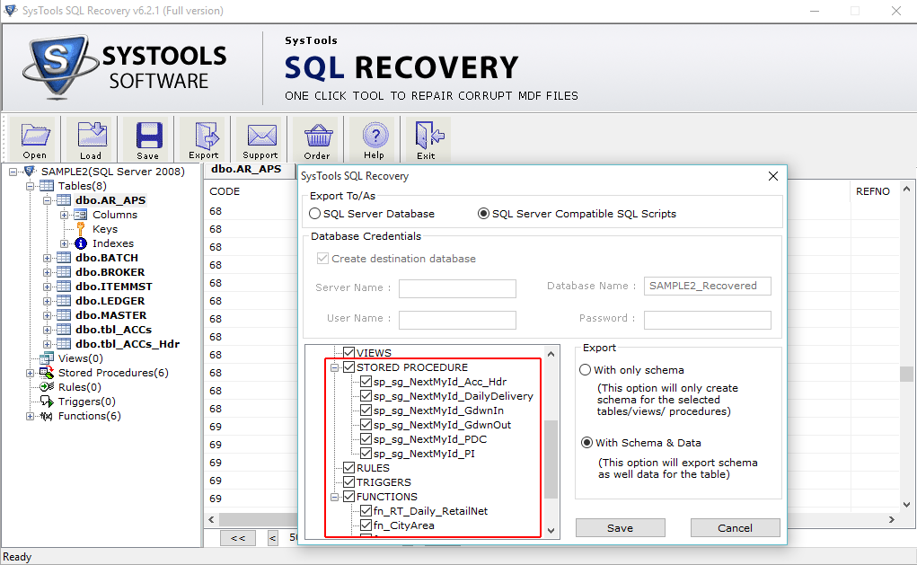 Sql Server Recovery Software To Repair Sql Database Mdf And Ndf Files 1874